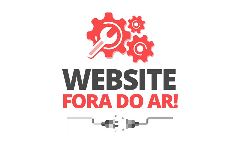 WEBSITE FORA DO AR!